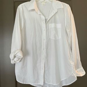 H&M white button up!